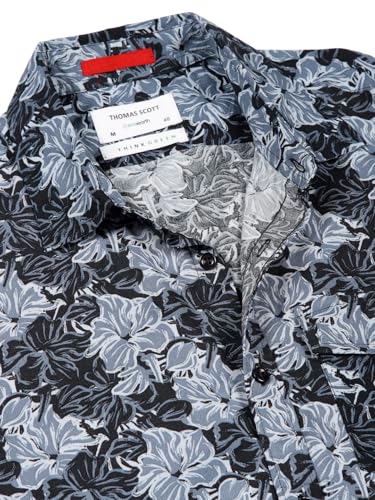 Image of Thomas Scott Men's | Printed | Half Sleeve | Regular Fit | Rayon | Spread Collar | Casual Shirt