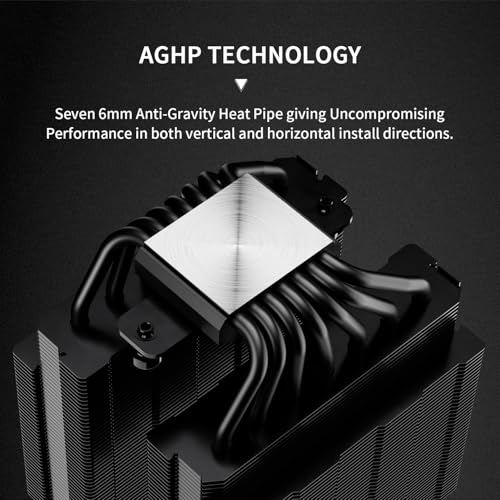 Image of Thermalright Phantom Spirit 120 Digital EVO CPU Air Cooler,7 Heat Pipes CPU Cooler,Dual 120mm PWM Fans,Magnetic Attraction-Digital Screen Top Cover,for AM4 /AM5 /LGA1700 /1851 /1150 /1151 /1200,PC Cooling