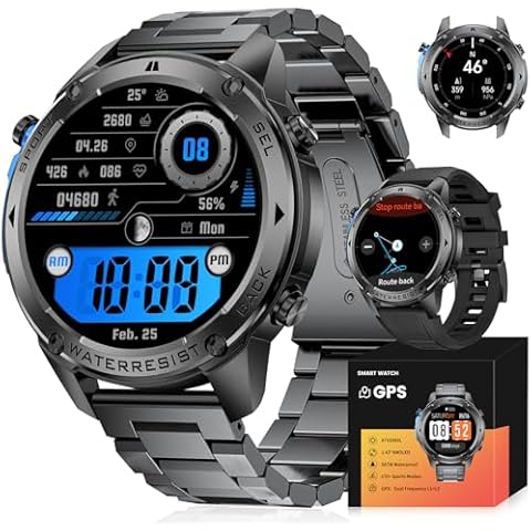 LIGE Smart Watch with GPS and Health Tracking Cover