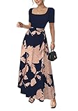 Summer Dresses for Women 2026 Elegant Classy Waist Tie Slim Fit Maxi Dress Splicing Exotic Silk Hem