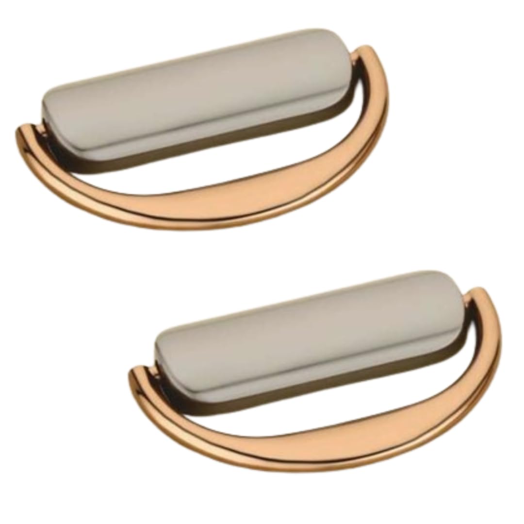 DEEGAA MART 2 Pack Satin Drop Pulls – 3.5" (89mm) Hole Center, Vintage Cabinet Drawer Pull Handles, Antique Metal Drop Handles for Dresser, Furniture, Cupboard – 4.5" Total Length-image-29