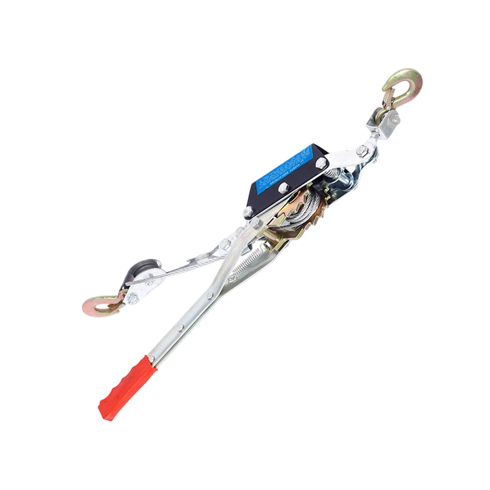 Cabrestante Manual con Cable Estirador de Cuerda Manual | Tensador De Cable Con Doble Gancho Y Trinquete Para Remolque Cercado Tirón Crimpado Jardín Embalaje Instalación Y Enmarcado