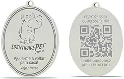 Furacão Pet Médioalha Identidade Pet Para Cães