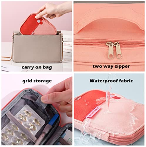 gefüllt mit Pillenblistern - Detailansicht von ANCHHE 2PCS Medizin Taschen Test 2026 – Dealfoxx.de