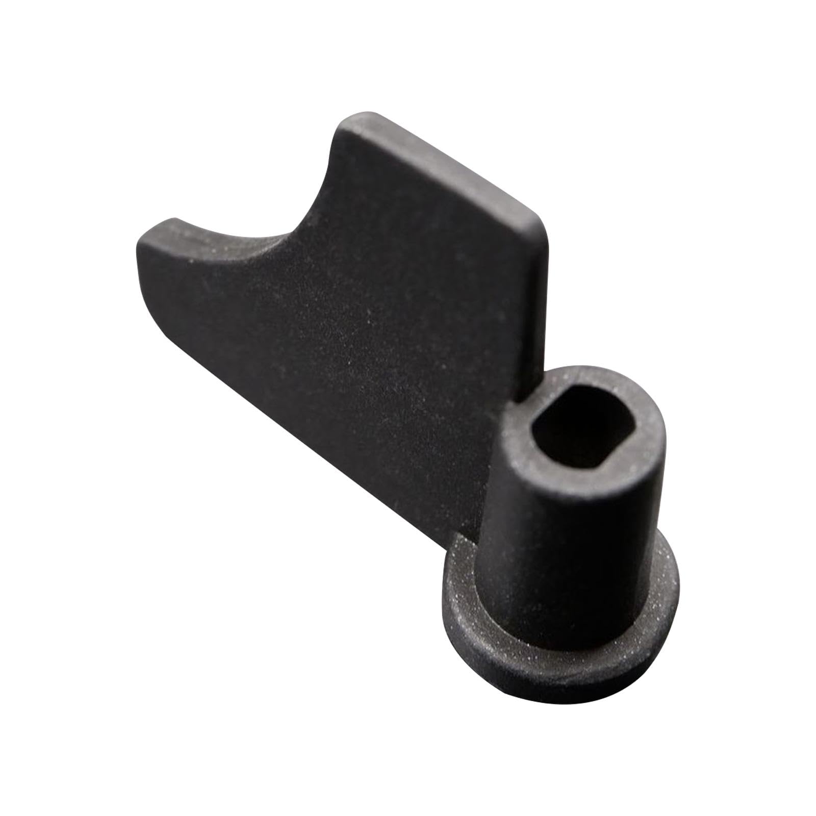Piezas antiadherentes para hacer pan, pala ligera para amasar para hornear en casa, 62 x 21 x 44 mm, color negro