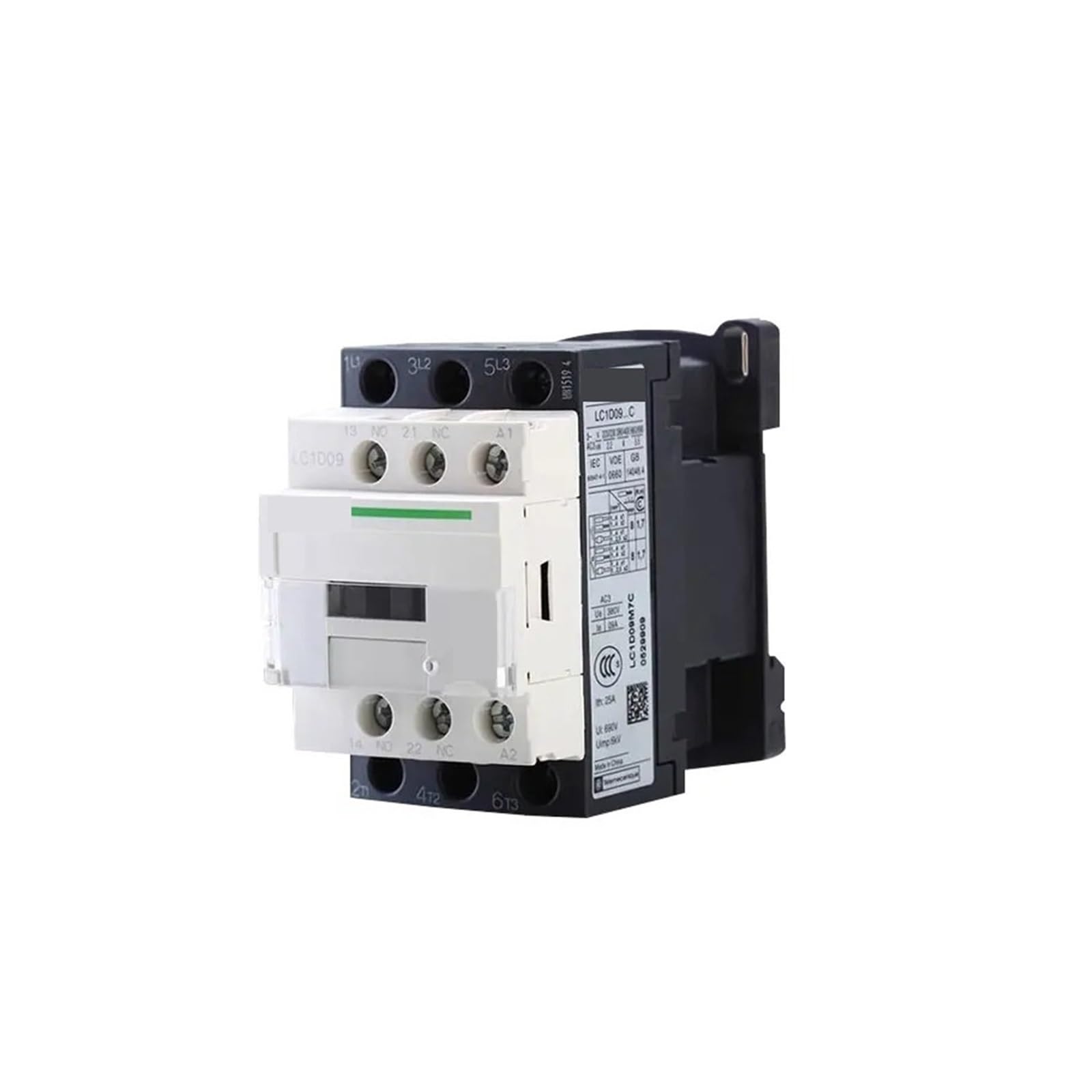 Contactor LC1D25 para motores trifásicos de CA 220V y aplicaciones eléctricas industriales