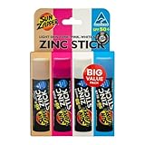 Sun Zapper Zinc Oxide Sunscreen Sticks – SPF 50+ Water Resistant – Beach Pack with 4 Colors (Light Skin Tone, Pink, White, Blue) – Broad Spectrum Sunblock for Face & Body – Made in Australia
