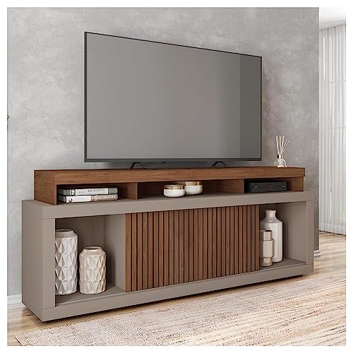 Bancada Rack Para Tv até 70 Polegadas Sun Marrom Caemmun