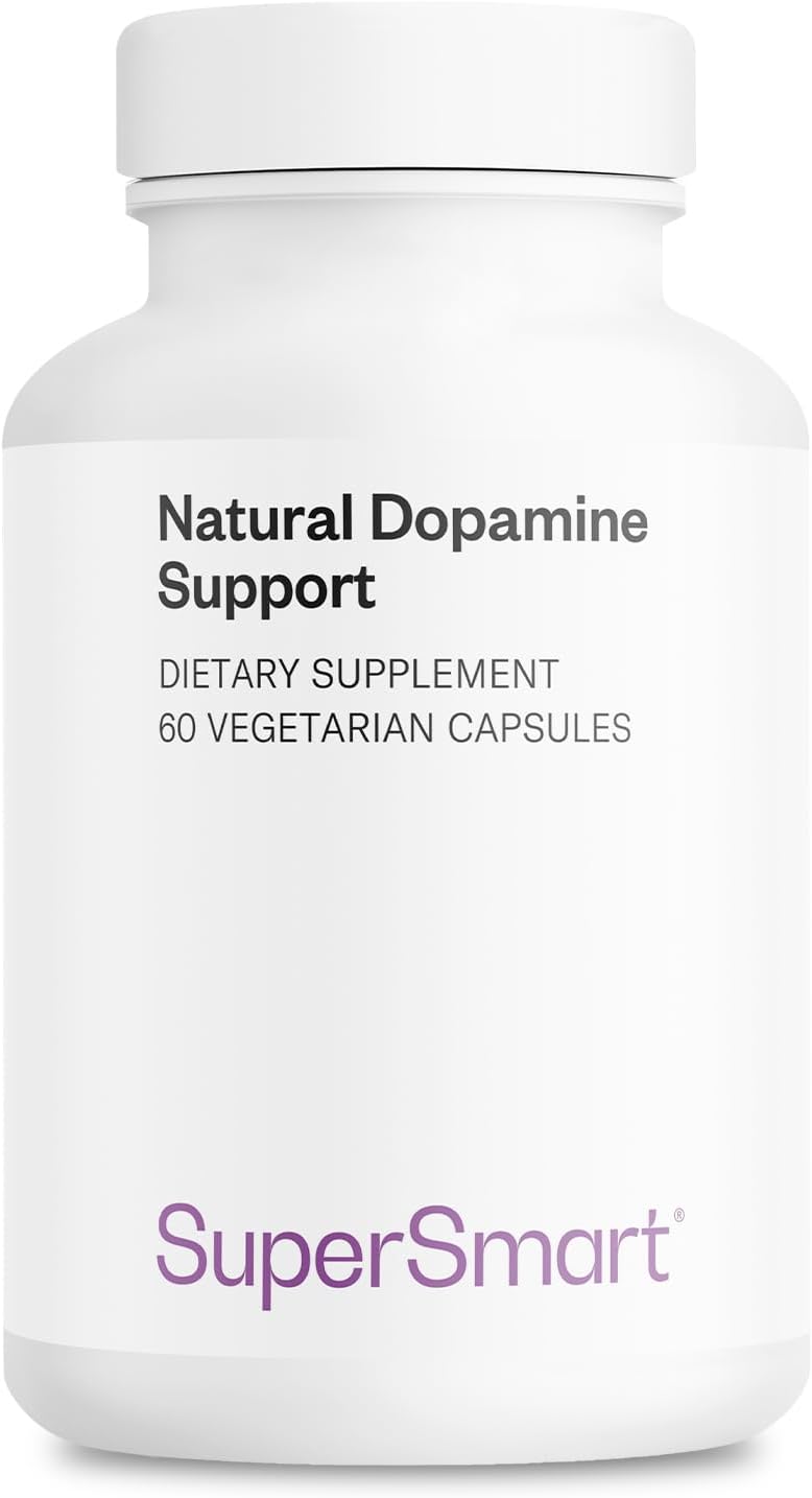 Supersmart - Natural Dopamine Support 800 mg Per Day - Neuravena® Extract of Avena Sativa Standardized to 0.3% Isovitexin - Brain Supplement | Non-GMO & Gluten Free - 60 Vegetarian Capsules