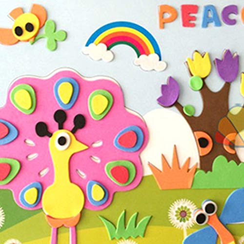 Toyvian - Fogli in schiuma EVA spessa 1 mm, 10