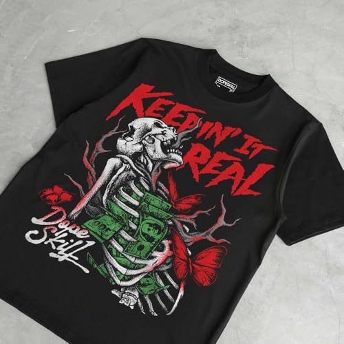 Image of DopeSkill Halloween Graphic Tee Streetwear Hip Hop Hypebeast Unisex T-Shirt Sneaker Colour Matching Shirts Spooky Graphic