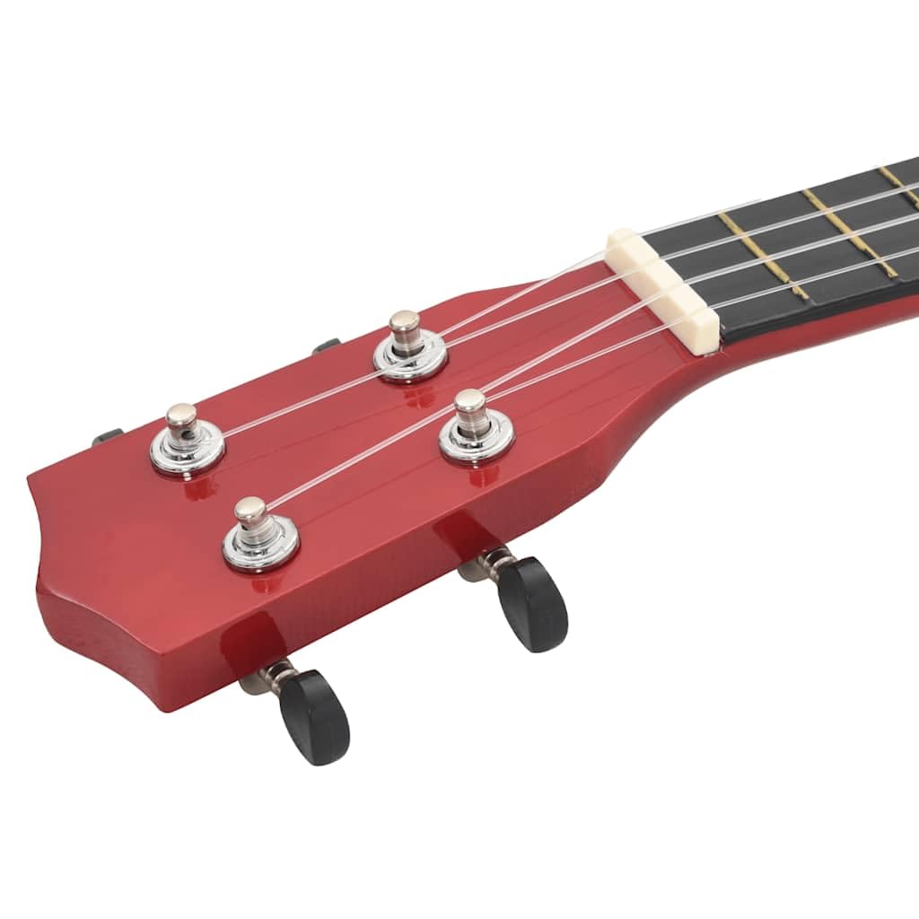Ukulele soprano da 53 cm, strumento musicale per bambini e principianti, in legno di tiglio, con borsa per il trasporto e plettri