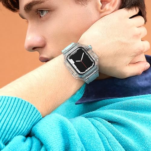 Kit de modification pour Apple Watch en PC dur transparent et finitions premium