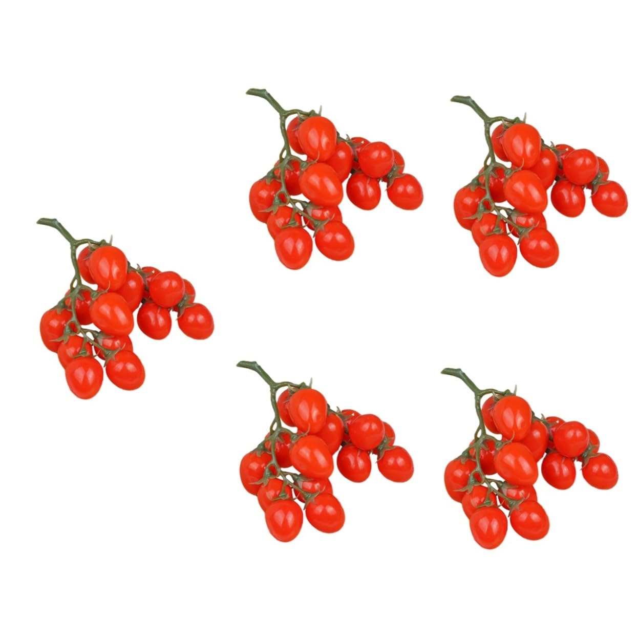 ABOOFAN Lot De 5 Tomates Cerises Artificielles Décoratives pour La Maison