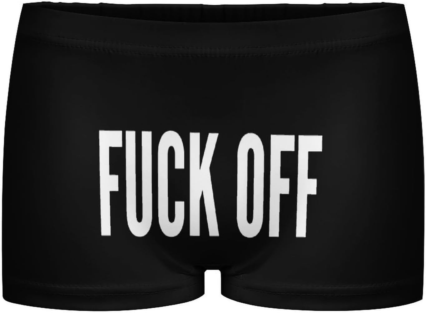 Fuck1 Off Fashion Women's Boxer Briefs Breathable Underpants Trunks Stretch Underwear