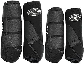 Professionals Choice Equine Sports Medicine Boot Value Pack, Set of 4 (Small, Black)