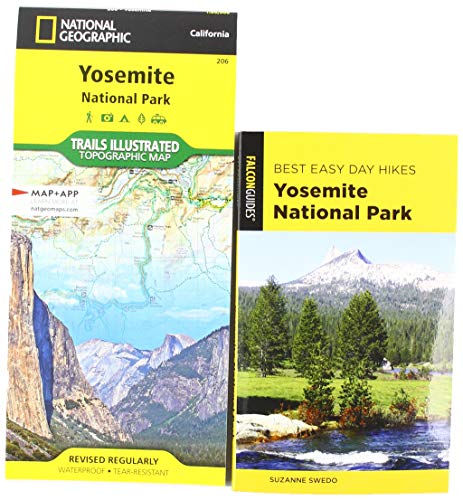 Best Easy Day Hiking Guide and Trail Map Bundle: Yosemite National Park