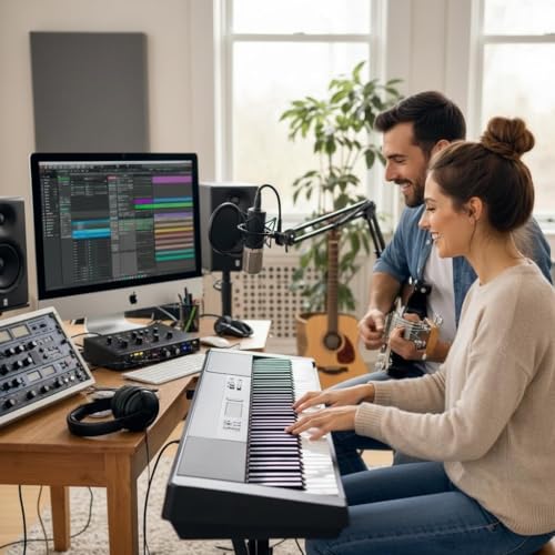 25Ft Extra Long USB-2.0 Cable Type-A to Type-B High Speed Cord for Audio Interface, Midi Keyboard, USB Microphone, Mixer, Speaker, Monitor, Strobe Light System, USB-Printer-Cable, Hp Canon Pixma Epson