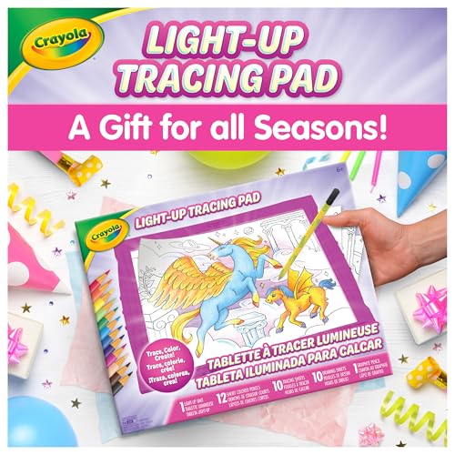 Crayola Light Up Tracing Pad Pink, Holiday Gifts for Girls & Boys, Ages 6+ - image 5