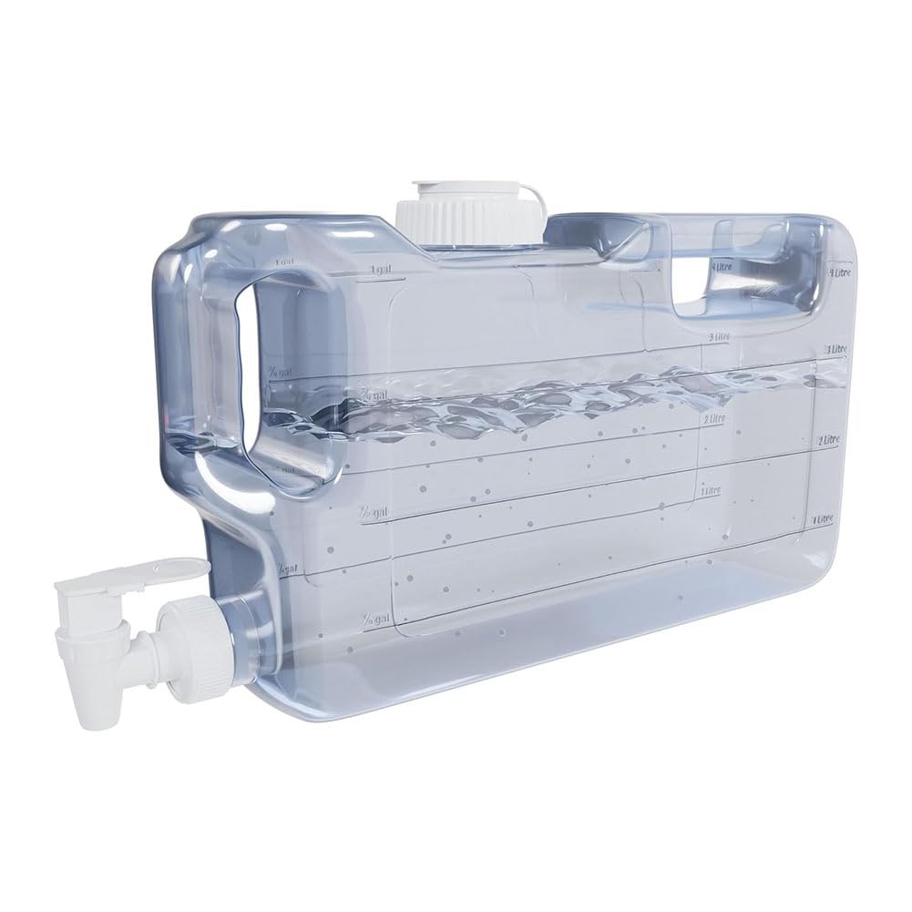 CTRLZS 1.1 Gallon Refrigerator Water Dispensers Bottle Plastic Reusable Water Dispensers Bottle for Party Outdoors Home Activities for Party Refrigerator Drink Juice Iced Tea