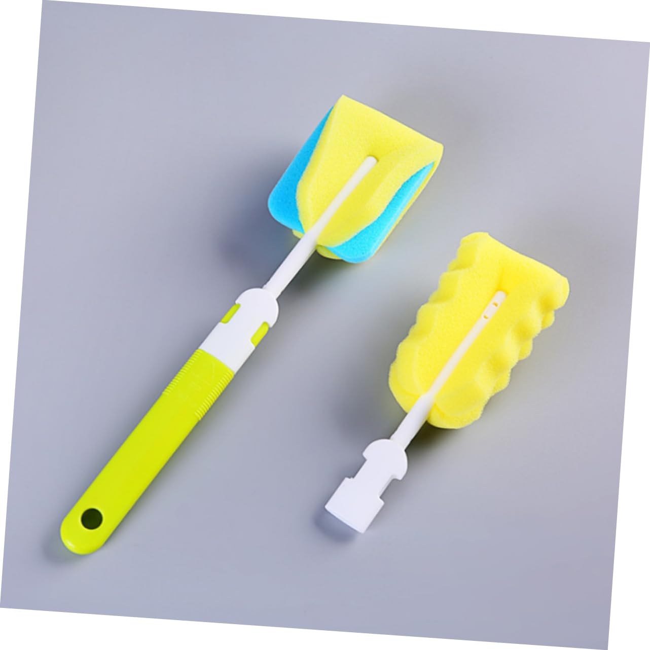HAPINARY 2 Pcs Washing Brush Cup Brush Cleaner Bottle Cleaner Brush Sponge Bottle Kit Kettle Cleaner Sponge Bottle Cleaning Brush Water Bottle Brush Sponge Cup Brush Green