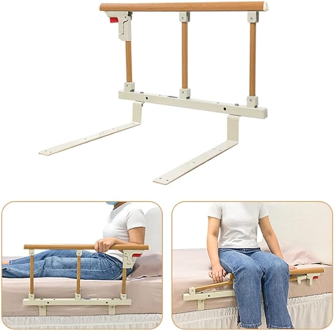 Bed Rails for Elderly Adults Safety Side Assist Rail Slides Under