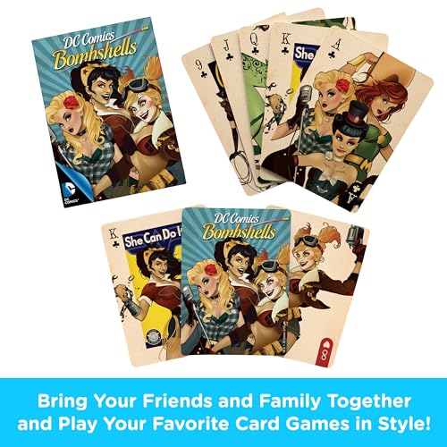 Baraja de Cartas DC Comics Bombshells Poker miniatura 4