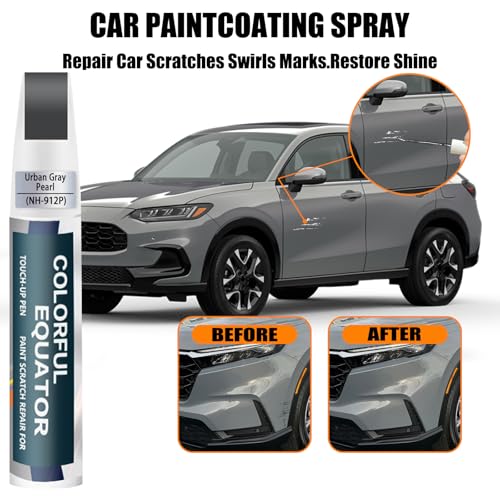 Image of Car Touch Up Paint(NH-912P Urban Gray Pearl) for Honda OEM Color Match