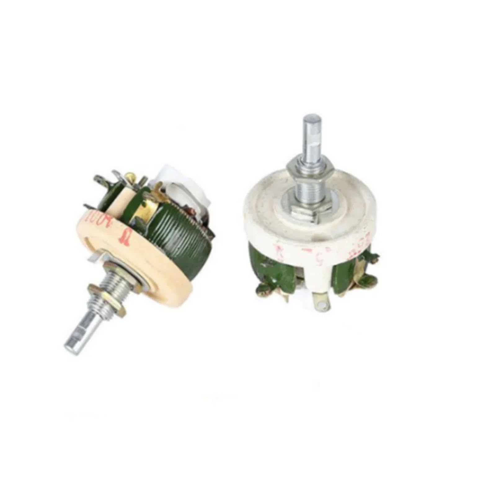 Potenziometro ceramico a Filo Avvolto Resistore reostato Regolabile 50W 1R/2R/5R/10R/20R/30R/50R/100R/200R/300R/500R/1KR/2KR/3KR (Size : 2R)