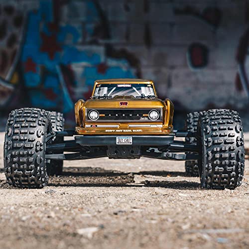 Image of ARRMA RC Truck 1 /10 Outcast 4X4 4S V2 BLX Stunt Truck RTR (Battery and Charger Not Included), Bronze, ARA4410V2T1