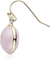 Vista 26 de 14K Gold Earrings for Women Handmade Green Jade Jewelry Green Stone Earrings for Women Dangle Birthstone Earrings Gift for Anniversary Graduation