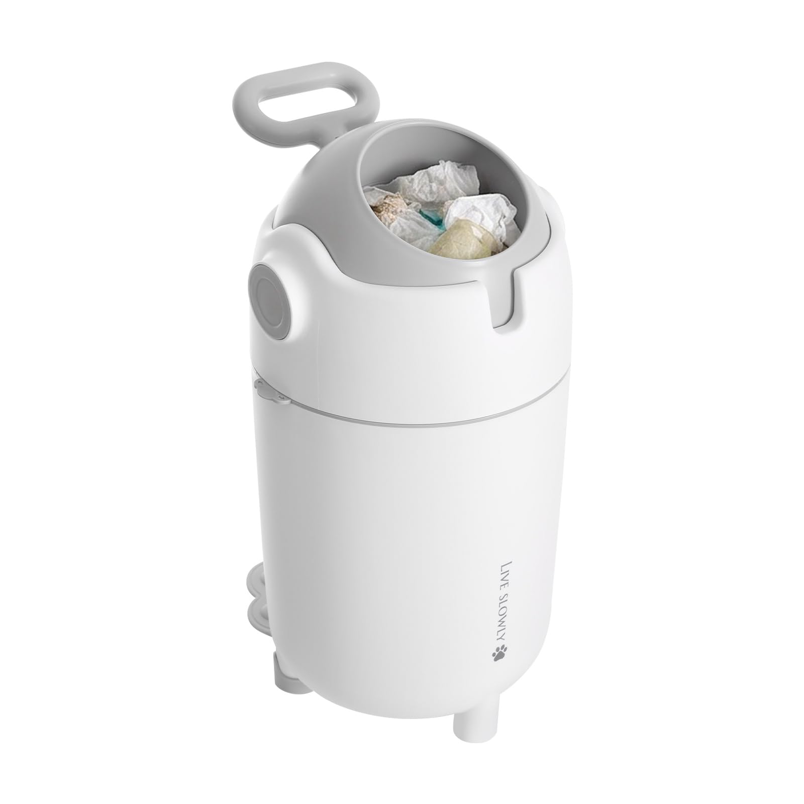 Cubo de pañales de 15 l, a prueba de olores, para pañales de bebé, tapa