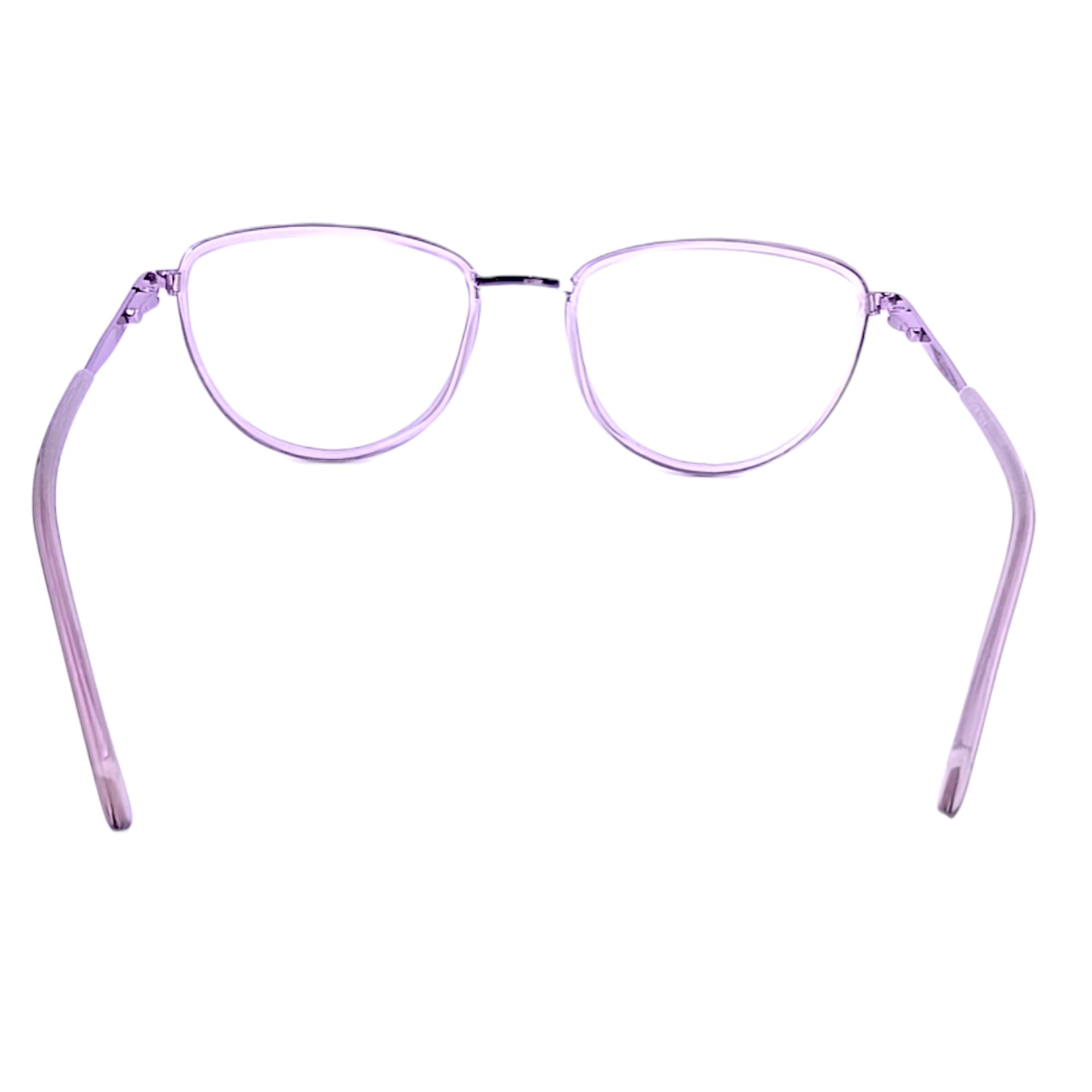 Redex Stylish Light Weight Full rim Cat-Eye Frame For girls (Purple) - Image 7 thumbnail