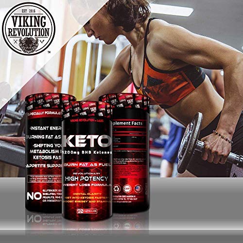 Keto Diet Pills - Weight Loss, Fat Burner Supplement - 1200mg Beta-Hydroxybutyrate, Exogenous Ketones - Formulated to Enter Ketosis, Burn Fat, Enhance Mental Focus & Clarity (90 Capsules) - Thumbnail 5