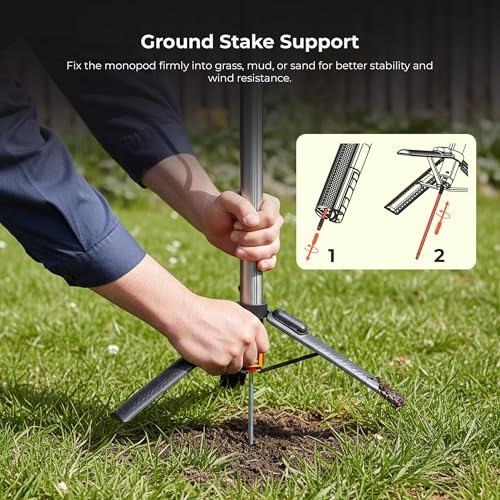 Image of Digitek (DTR 470SS) Foldable Tripod Selfie Stick with Wireless Remote & 3 Leg Tripod Base, 4.67 Ft Max Height, 360 Degree Rotation, Use with Smartphone for Vlogging, Reels, Travel & Content Creation