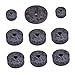 HEMOTON Felt Pad Butterfly Nut Kit Cymbal Replacement Accessories Cymbal Felt Washers (grey)