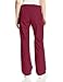 Cherokee Women's Low Rise Drawstring Cargo Scrub Pant, Wine, Medium