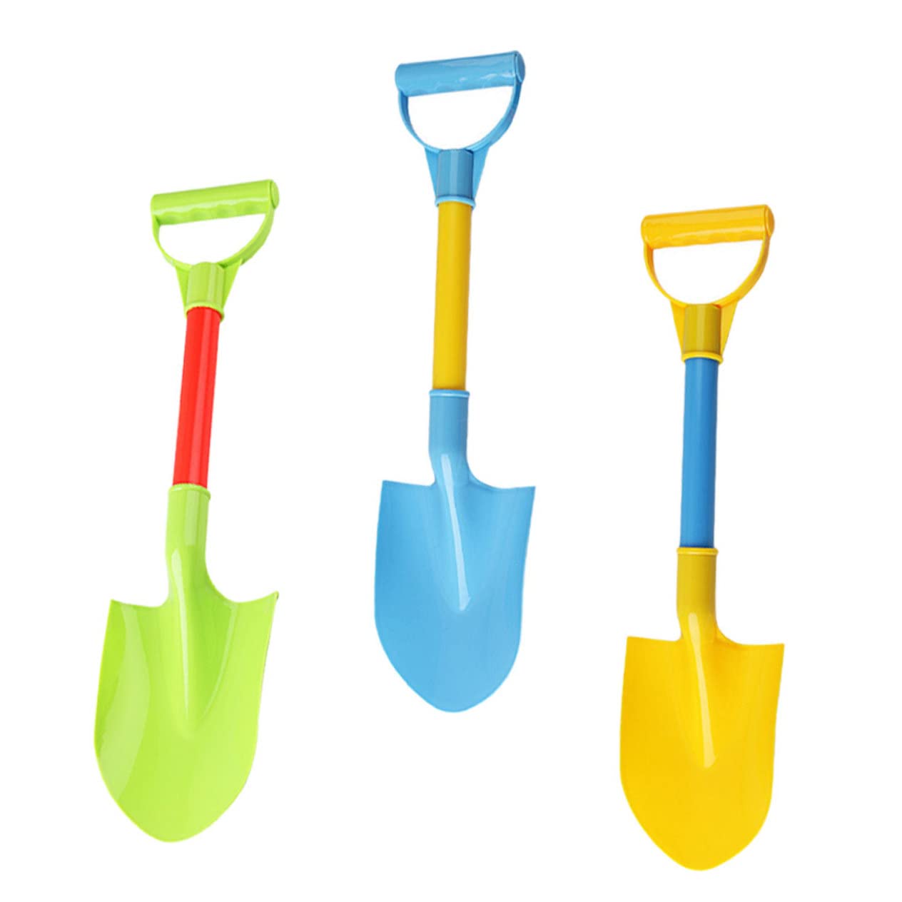 IMIKEYA 3Pcs Sand Shovel for Random Color Material for Beach Play Comfortable Winter Fun Random Color