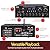 Pyle Stereo Amplifier Audio Receiver with Bluetooth Streaming, 200 Watt Peak, 2.0 Channel HiFi Sound System with MP3/USB/SD/FM Radio, RCA/Aux Inputs, Mic and Headphone Jacks, Rotary Vol Bass Treble