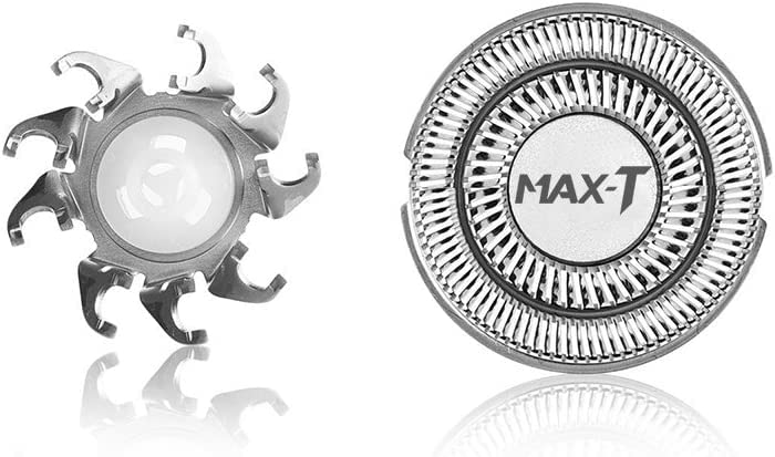 MAX-T Electric Shaver Quick Rechargeable Rotary Shaver with Pop Up Trimmer 100% Waterproof Wet & Dry Electric Razor (Replacement Shaver Net)