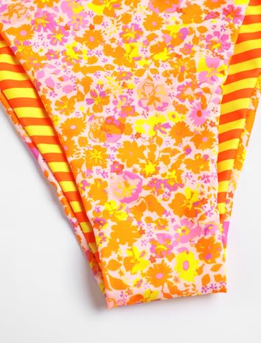 Image of ZAFUL Women's Triangle Bikini Floral String Bikini Set Two Piece Swimsuit Bathing Suits