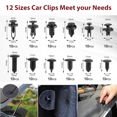 JNLK 352pcs Trim Removal Tool Kit