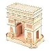 sookin Puzzle en Bois 3D Jouet Arc de Triomphe Kit de Construction ModèLe Simulation DéCoration Jouets éDucatifs StéRéOscopiques,pour Adultes et Adolescents Anniversaire Cadeau NoëL