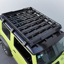 Rooftop Luggage Holder,Aluminum Alloy Roof Luggage Rack Basket Metal Carrier Box for Suzuki Jimny 2019-2021 Car Accessories