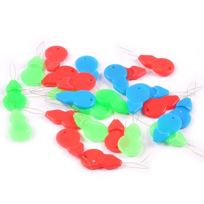 20Pcs Mixed Color Plastic Needle Hreader Sewing Accessories Tools Threader Stitch Bow Wire Needle DIY Craft Knitting Supplies|Sewing Tools & Accessory| -