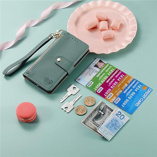 Coque Sony Xperia 1 VIII BAILI avec blocage RFID et étui portefeuille à fermeture éclair