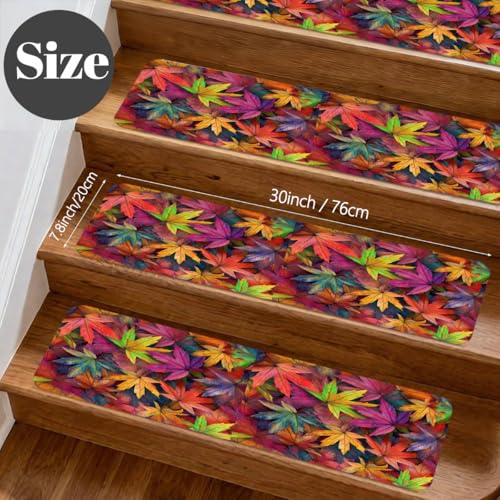 Protectores de escalera interiores lavables que evitan resbalones de ancianos 3