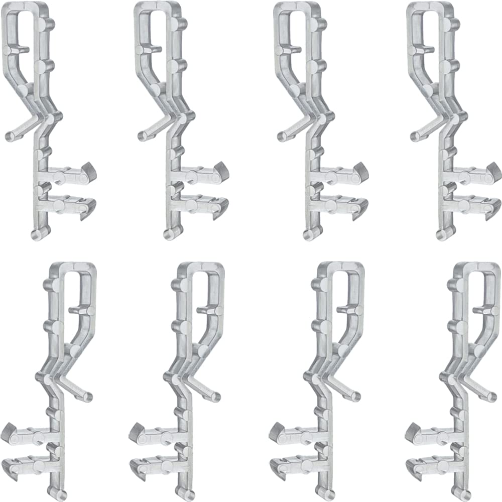 Apuxon 20Pcs Blinds Clips 2Inch Hidden Channel Valance Clips For Horizontal Wood Mini Blinds Valance Holder