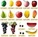 Toopify 20 Pcs Fake Fruit Artificial Fruit for Home Decor, Simulation Fruit Set, Party Chirstmas Decortion Fake Fruits Bananas Apple