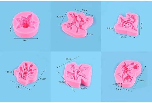 Miniatura 3 de Molde de silicona para pastel de tulipán rosa, moldes de fondant de flores 3D, herramienta para hornear, cupcake, jalata, caramelo, chocolate,